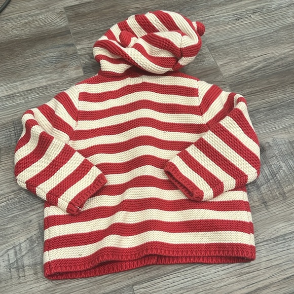 Gap knit red and white striped sweater - Picture 5 of 5